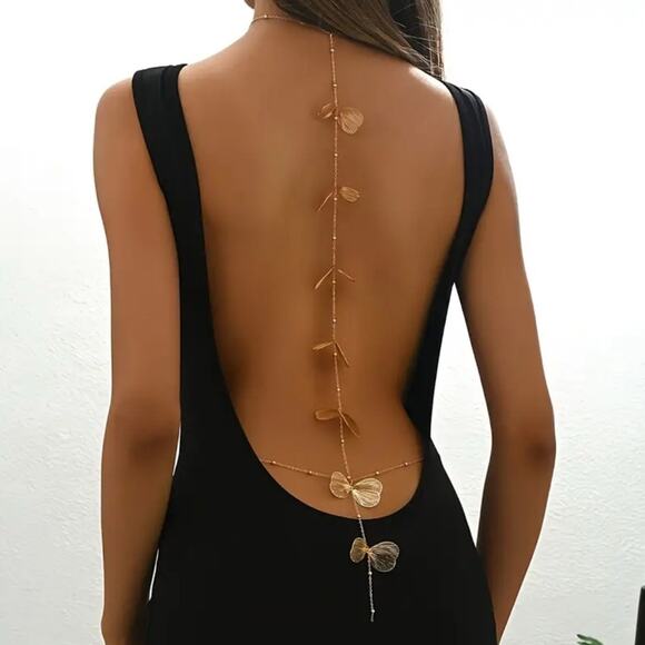 HOT Butterfly Gold Body Chain Jewelry - Picture 1 of 5